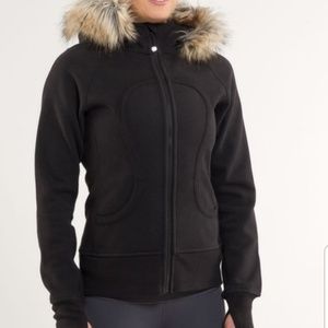 Lululemon Scuba Hoodie Detachable Fur Special Edit